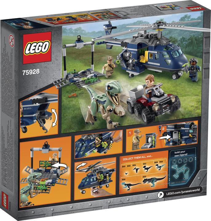 Produktbild LEGO Blue's Hubschrauber-Verfolgungsjagd (75928, LEGO Jurassic World)