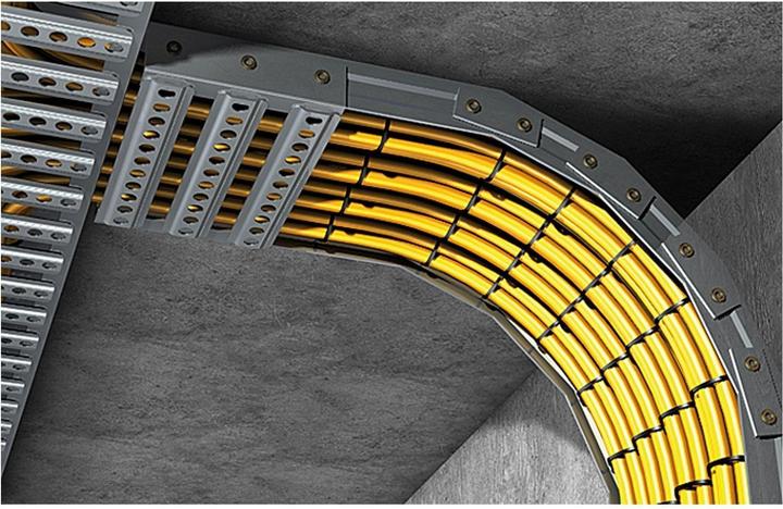 Produktbild Fischer Kabelbinder UBN 3,6x200 schwarz (Metallkabelbinder, 200 mm, 100 Stk.)