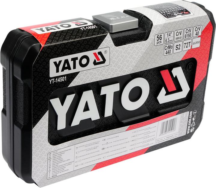 Produktbild Yato 57 Schlüsselsatz 1/4 „14501