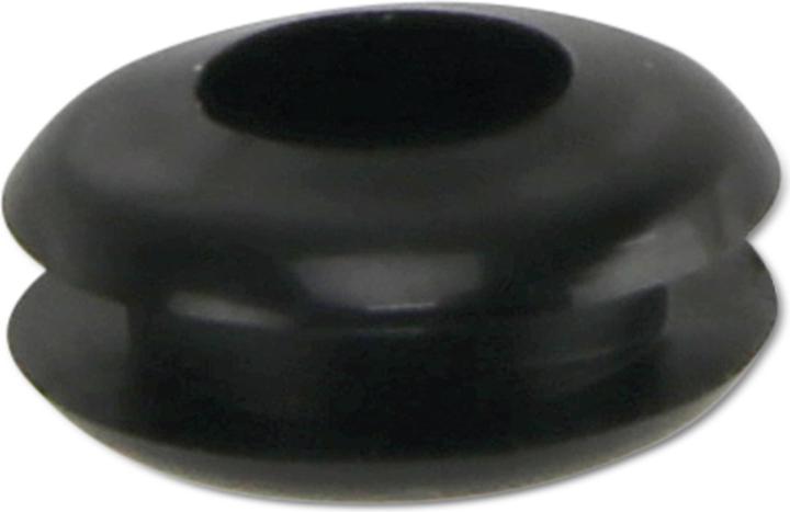 KSS Kabeldurchführungstülle PVC, schwarz, Plattenstärke 1,7, Loch-Ø 5, geschlossen, 1 Stück