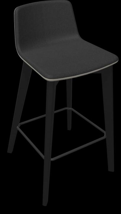 cappucino, Esche gebeizt schwarz, Schwarz
