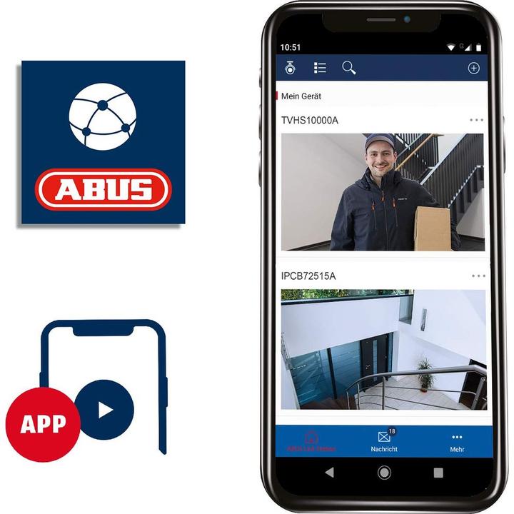 Produktbild Abus Alarm ent TVIP82560 Ind. Dome (1920 x 1080 Pixels)