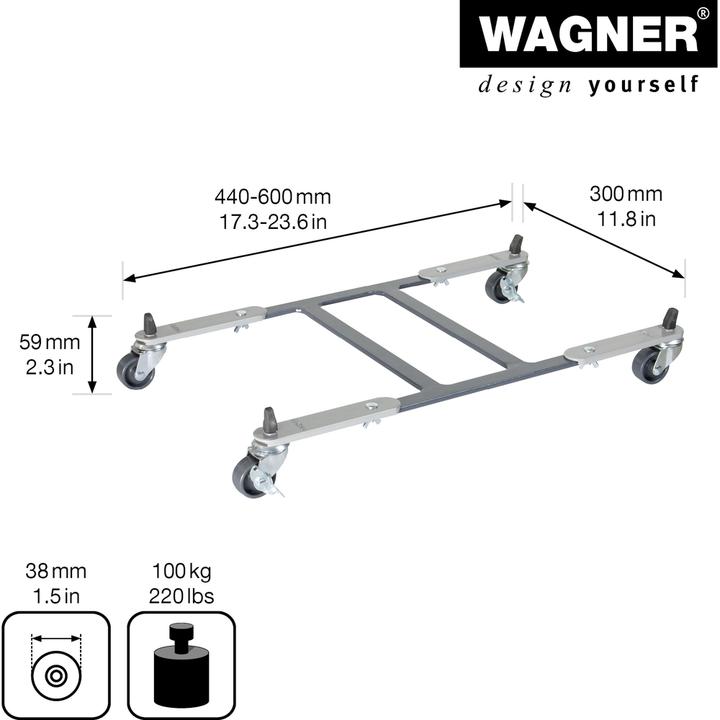 Produktbild Wagner System Rolluntersetzer ausziehbar Suncity GH0820