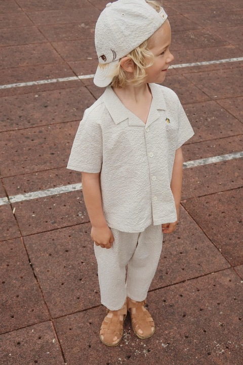 Actual product image Konges Slojd Elliot Shark Cap Quarry Stripe