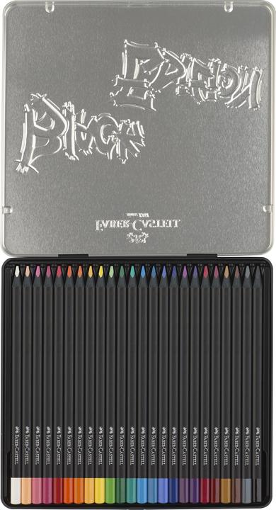 Actual product image Faber-Castell Black Edition (Multicoloured, Black, 24 x)
