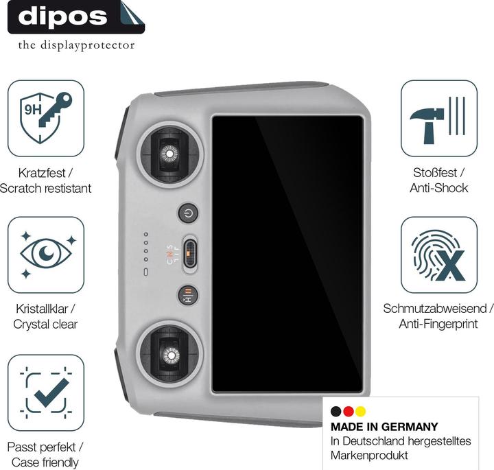 Actual product image Dipos Anti-Shock Screen Protector Clear