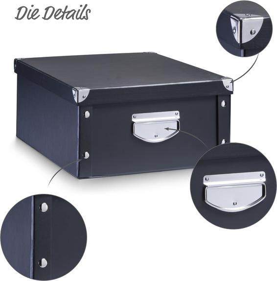 Image du produit Zeller Present Boîte de rangement (33 x 17 x 40 cm, 22.50 l)