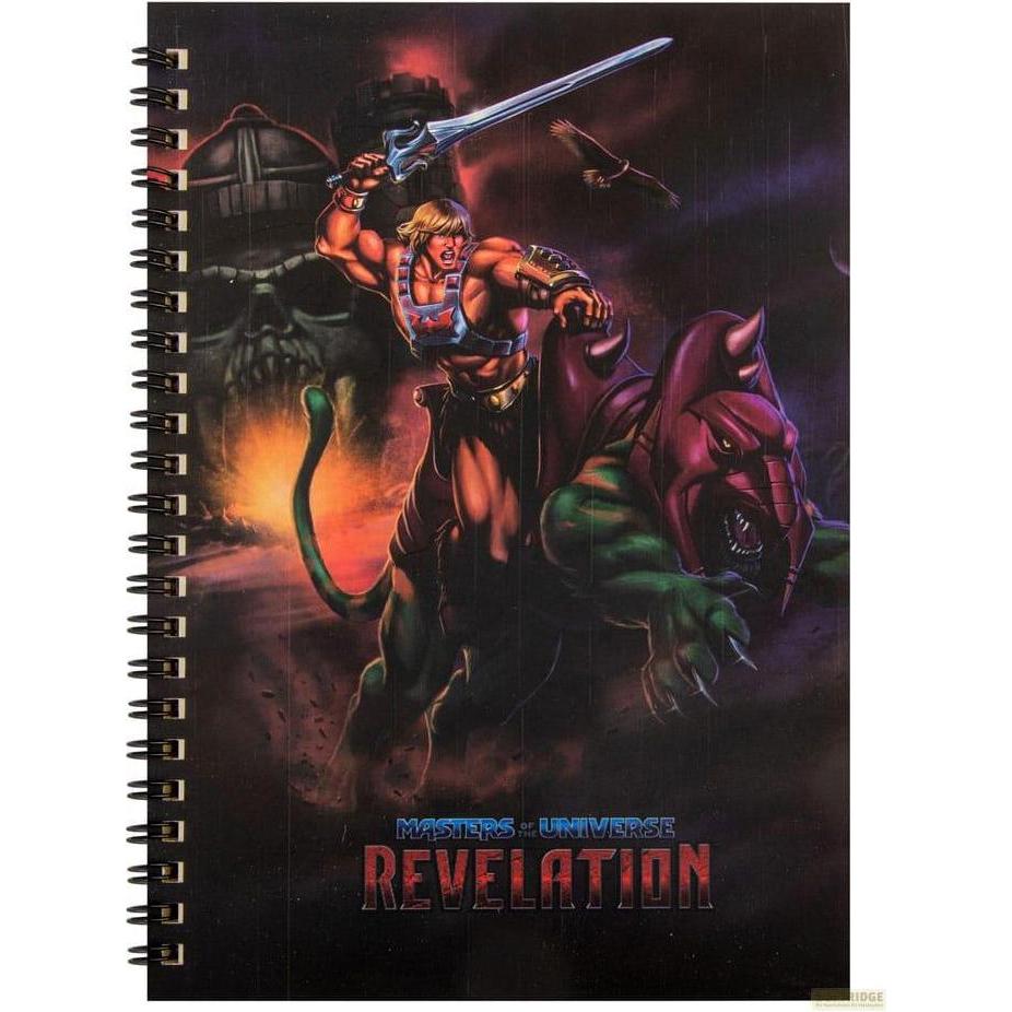 Cinereplicas, Heft + Block, Masters of the Universe - Revelation: He-Man with Battle Cat Notebook