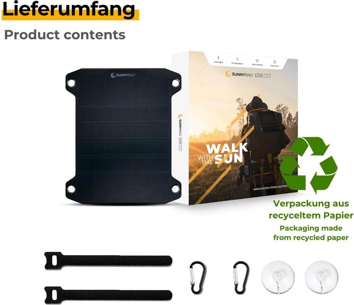 Produktbild Sunny Bag Flexibles Solarpanel (6 W, 0.20 kg)