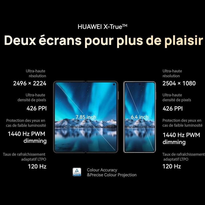 Produktbild Huawei Ultraflaches, faltbares Smartphone mit 50-MP-Kamera, 4800-mAh-Akku und schnellem