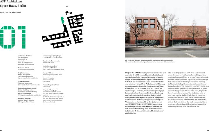 Produktbild Deutsches Architektur Jahrbuch 2025/German Architecture Annual 2025 (Deutsch, Peter, Gräwe, Christina/CacholaSchmal, 2025)