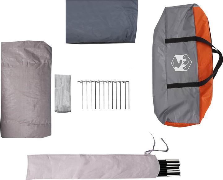 Produktbild vidaXL Campingzelt (Kuppelzelt, 8.75 kg, 4 Personen)