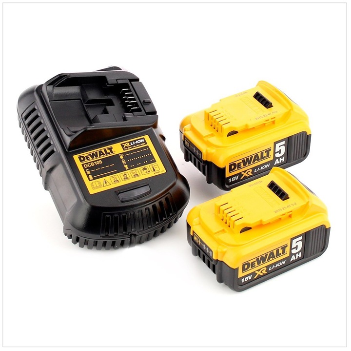 Actual product image DeWalt DCF620P2KQW Battery Magazine Screwdriver (Rechargeable battery operated)