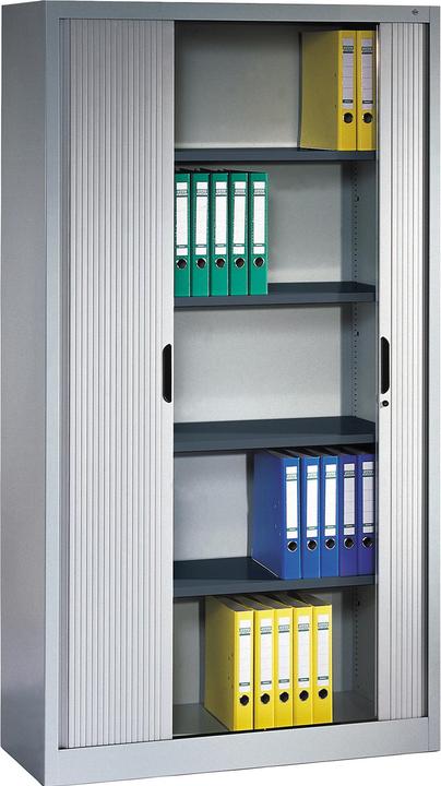 Actual product image C+P Roller shutter cabinet with horizontal blind (100 x 42 x 198 cm)