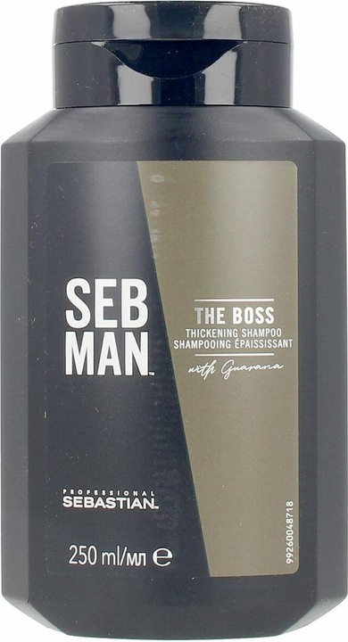 Immagine prodotto Seb Man Sebman The Boss Tonico rinfrescante Shampoo ispessente - 250 Ml (250 ml, Shampoo liquido)