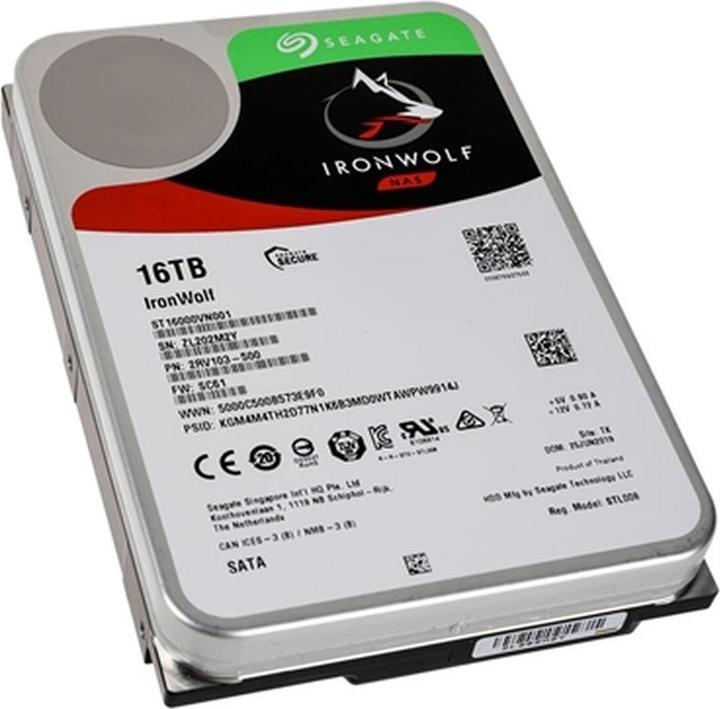 Immagine prodotto Seagate IronWolf (16 TB, 3.5", CMR)