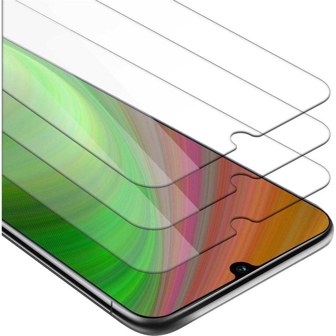 Cadorabo Displayschutzglas (3 Stück, Huawei Nova 5), Smartphone Schutzfolie, Transparent