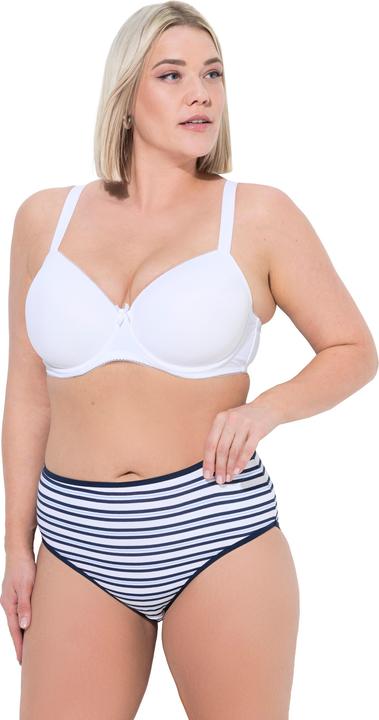 Immagine prodotto Ulla Popken Slip midi con righe/tinta unita in confezione da cinque (60)