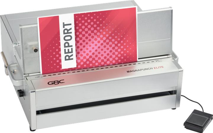 Actual product image GBC Punching Machine Magnapunch Elite (Plastic comb binding, Wire comb binding (O-Wire))
