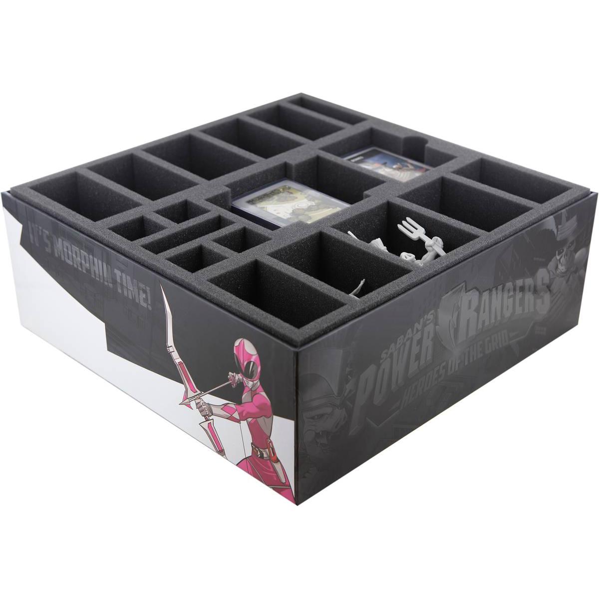 Feldherr DV01SET - Set di schiuma per Power Rangers: Heroes of the Grid - scatola del gioco da tavolo (Materiale sintetico)