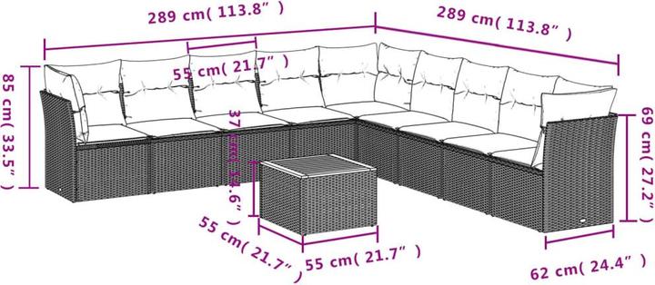 Produktbild vidaXL Cora