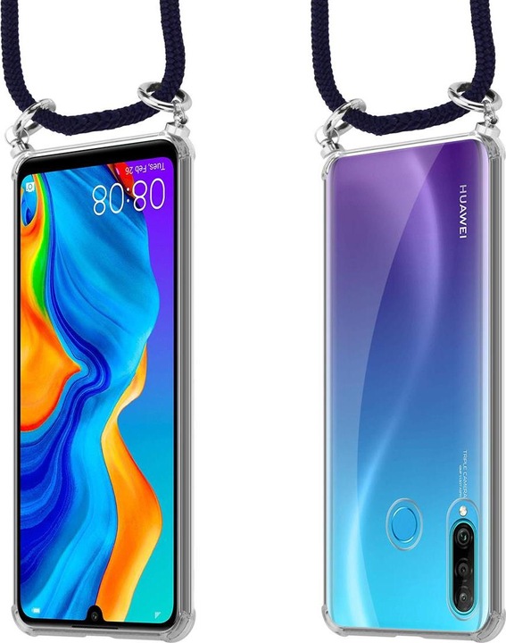 Produktbild Cadorabo TPU Handy Kette SILBER Cover