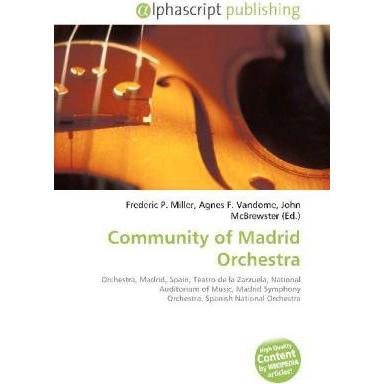Community of Madrid Orchestra, Fachbücher
