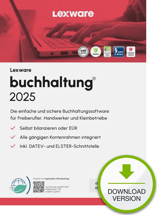 Lexware buchhaltung 2025 Download Jahresversion (365-Tage) (1 User, 12 months)