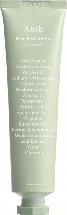 Actual product image NoName Heartleaf Creme Calming Tube 2.54 Fl Oz Soothing Moisturizer for Dryness (75 ml, Day cream)
