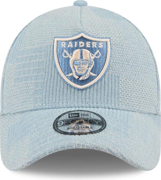 Actual product image New Era A-Frame Trucker Cap PATCHWORK Las Vegas Raiders sky (One size)