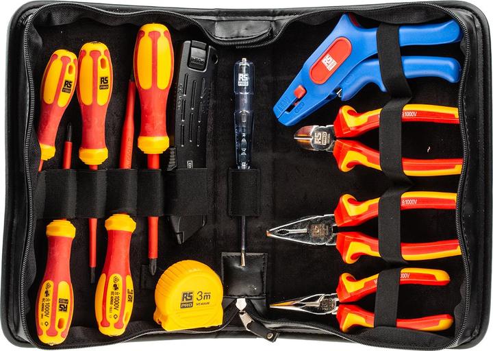 Produktbild RS PRO 9 Pc Insulated Pliers and SD Set (200 mm)
