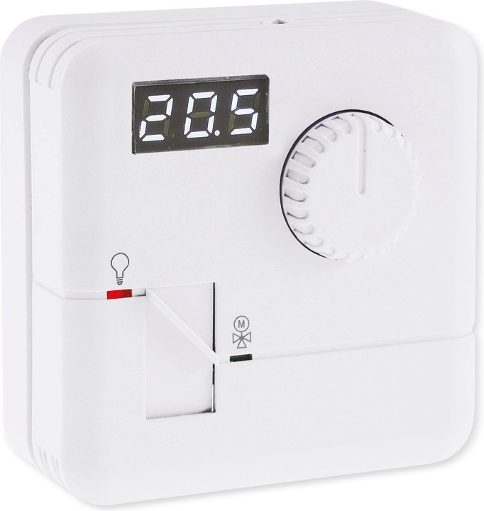 Actual product image Chilitec Room thermostat RT-55, 7 A, 5...30 °C, white