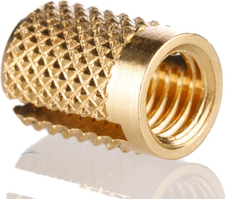 Actual product image RS PRO Brass push in expansion insert,M5 flush