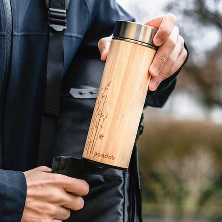 Actual product image Pandoo Bamboo thermal mug 480 (0.48 l)
