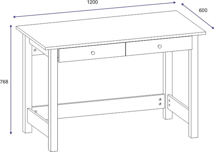 Immagine prodotto Kalune Design Coraline (120 x 60 x 76 cm)