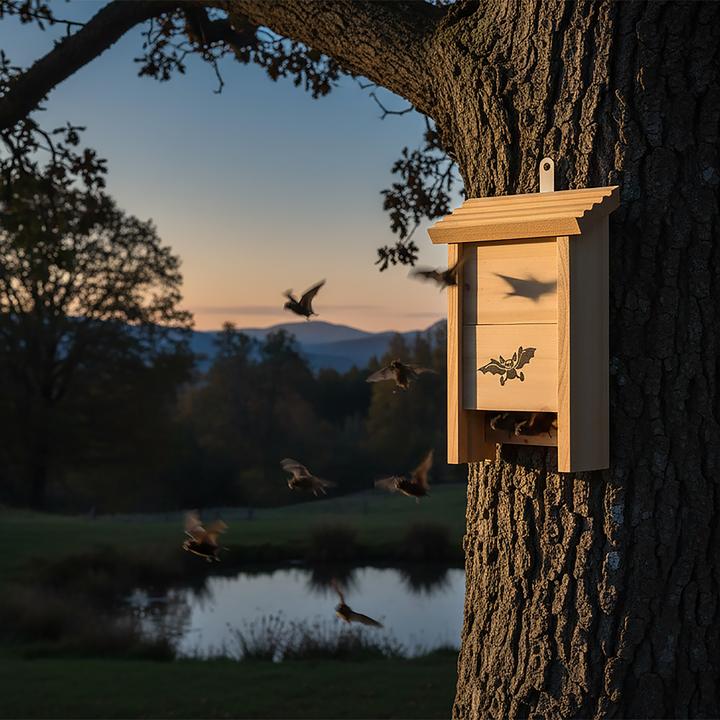 Produktbild Relaxdays 4x Fledermauskasten