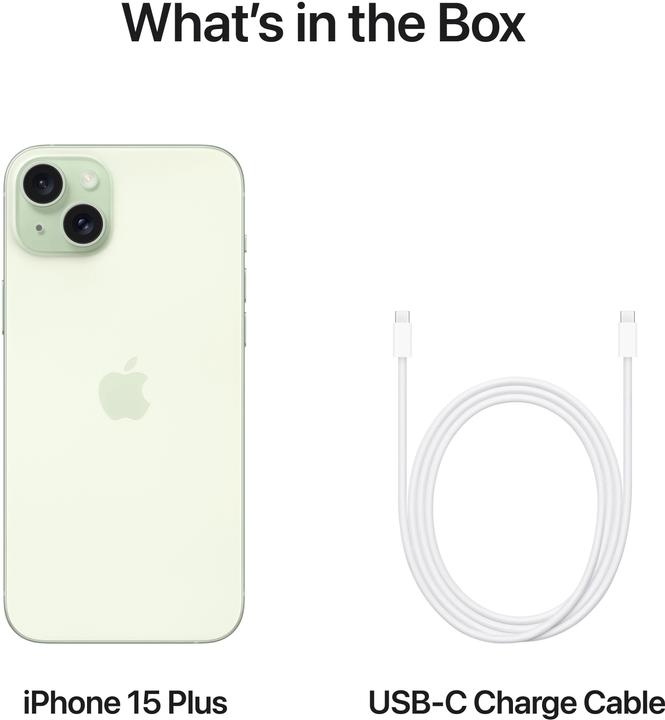 Actual product image Apple iPhone 15 Plus (256 GB, Green, 6.70", SIM + eSIM, 5G)