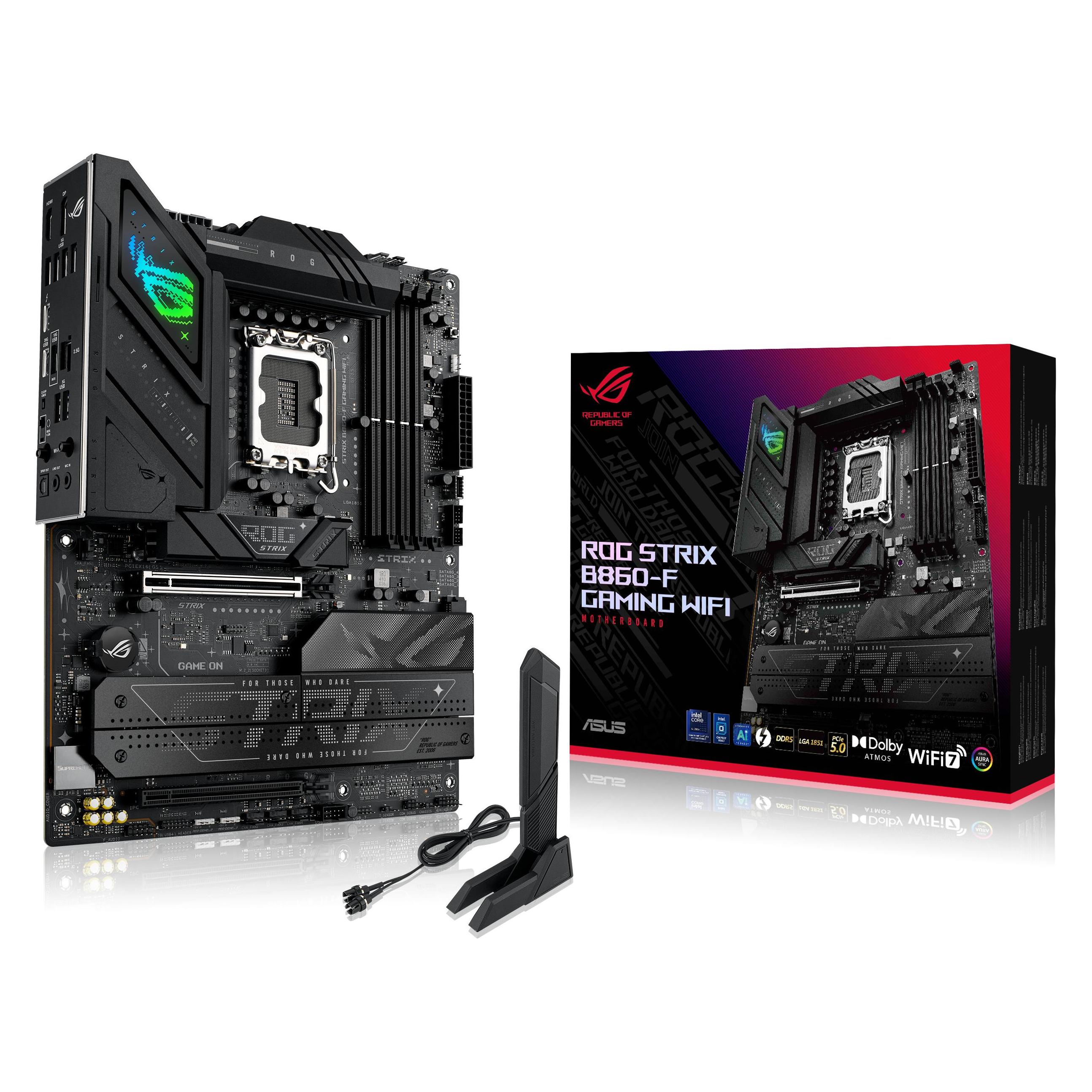 ASUS ROG STRIX B860-F GAMING WIFI (LGA 1851, Intel B860, ATX), Mainboard