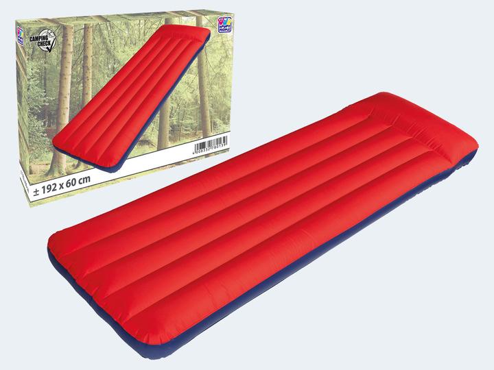 Produktbild Happy People 78013 Box-Kastenmatratze, PVC mit Mikrofaser Beschichtung, Rot/Blau, ca.192x60x15 cm