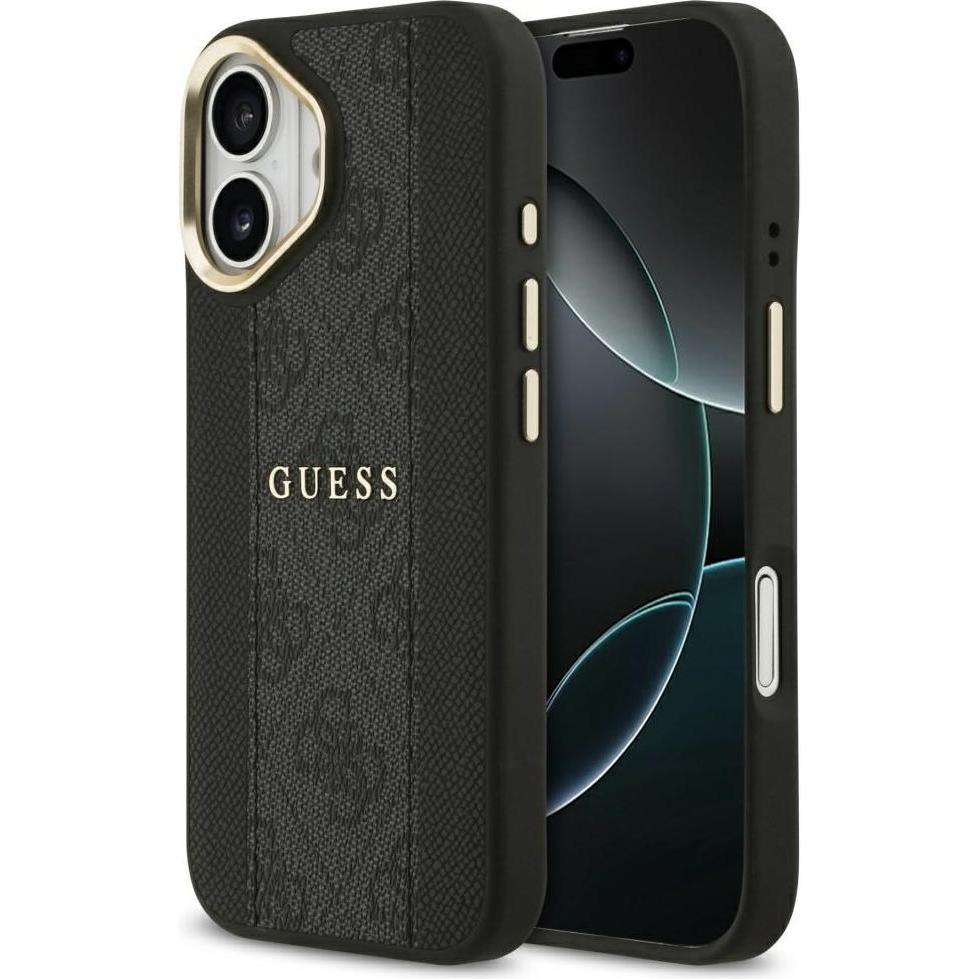 Guess - Hardcase 4G - Iphone 17 - Black (Apple Iphone 17), Cover Smartphone, Nero