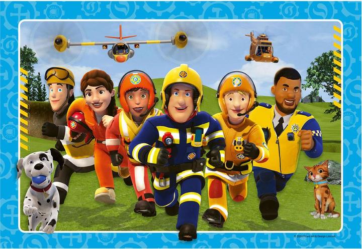 Actual product image Ravensburger Children's puzzle 12001031 - Rescue is coming - 2x12 piece Fireman Sam puzzle for children from (24 pieces)