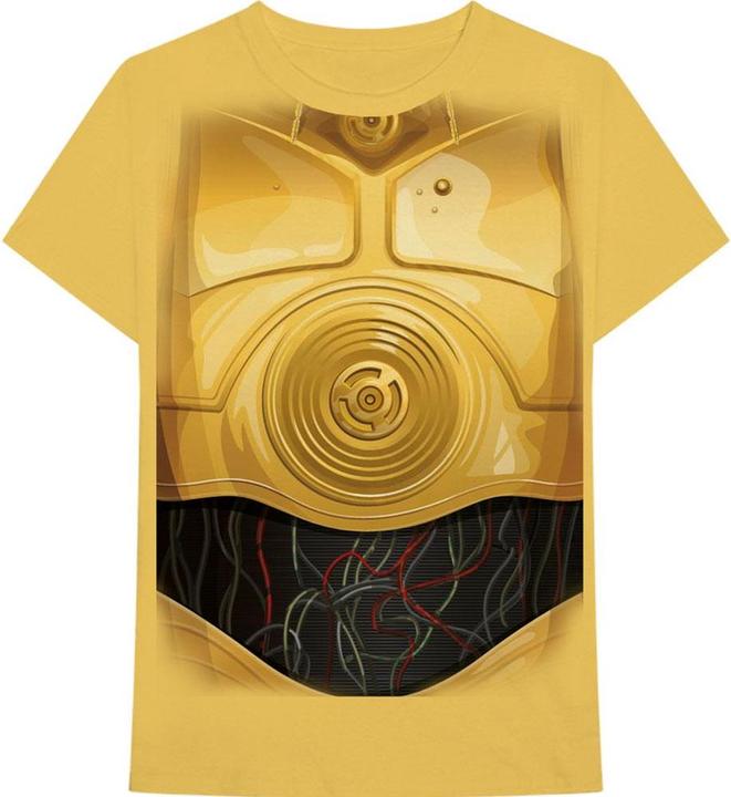 Produktbild Star Wars C3PO TShirt Erwachsene auf der Brust (XXL)