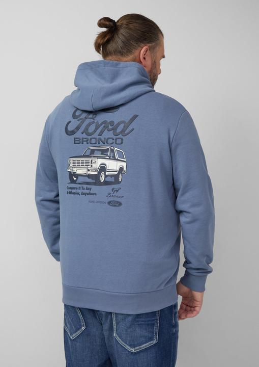 Produktbild s.Oliver Sweatshirt Softer Hoodie im Relaxed Fit mit Artwork (5XL)