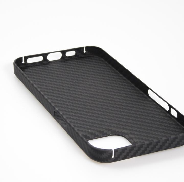 Actual product image Carbomile Hülle Schutzcase aus echtem Aramid faser (Apple iPhone 16 Pro Max)
