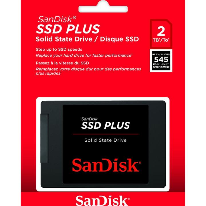 Image du produit Sandisk SSD Plus (2000 Go, 2.5")