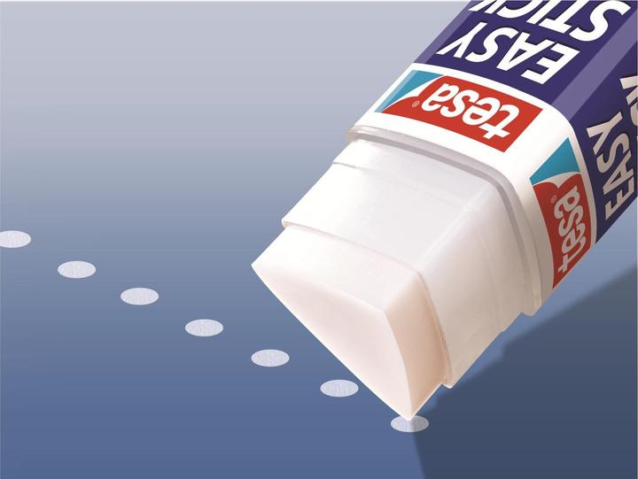 Produktbild tesa EASY STICK Klebestift ecoLogo, dreieckig, geruchsneutraler Klebstick für Papier / Pappe