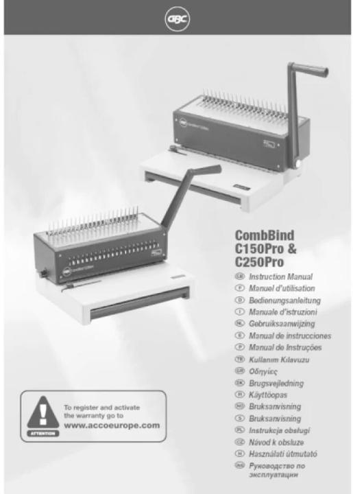 Produktbild GBC Combbind C250Pro (Plastikbindung)