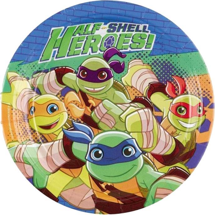 Produktbild Amscan PartyTeller Half Shell Heroes Papier 8erPack (8 x)