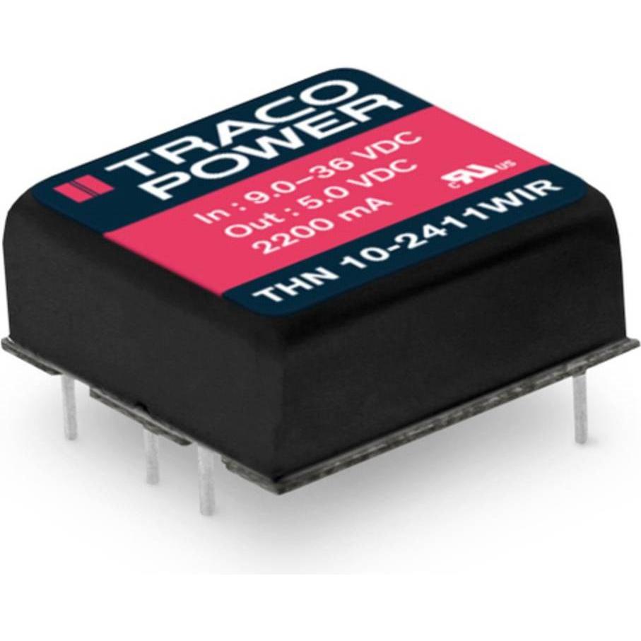 TracoPower, Spannungswandler, THN 10-2411WIR DC/DC-Wandler, Print 2 A 10 W Anzahl Ausgänge: 1 x I