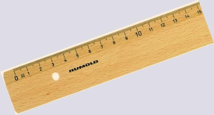 Image du produit Rumold Règle plate en hêtre (30 cm, Bois)